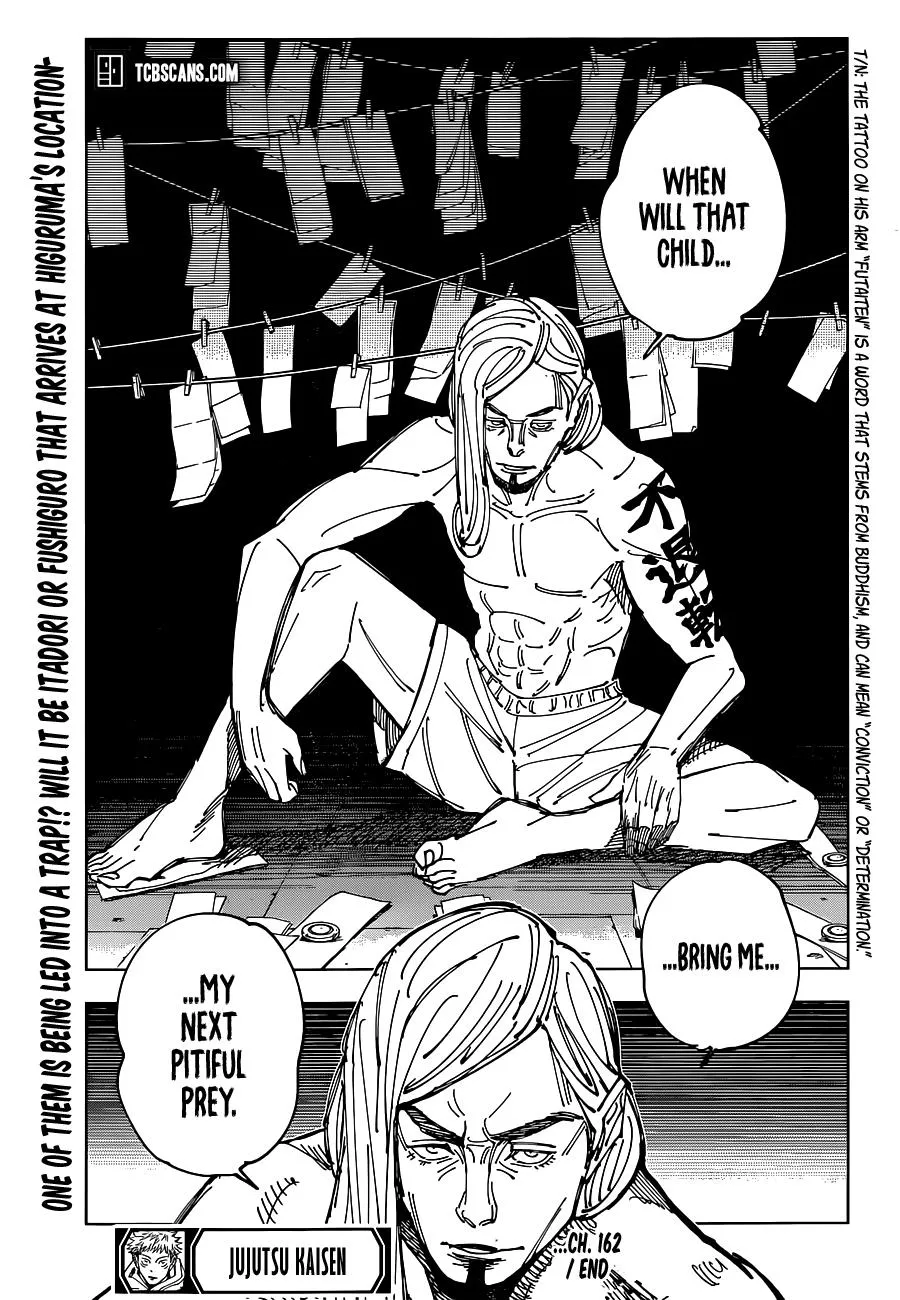 JUJUTSU KAISEN CHAPTER 162 19 19 106