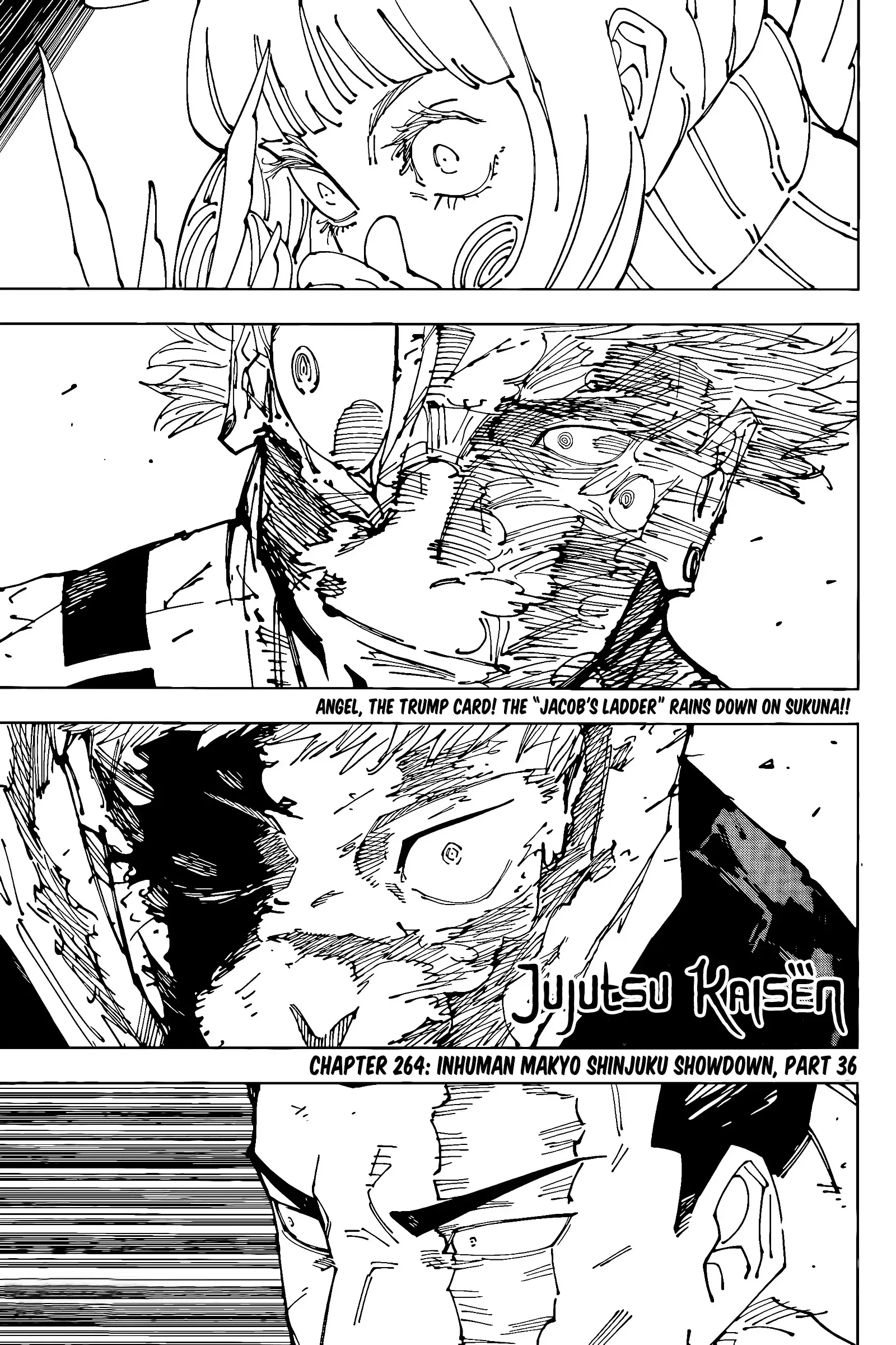 Jujutsu Kaisen Manga, Chapter 264 1 1