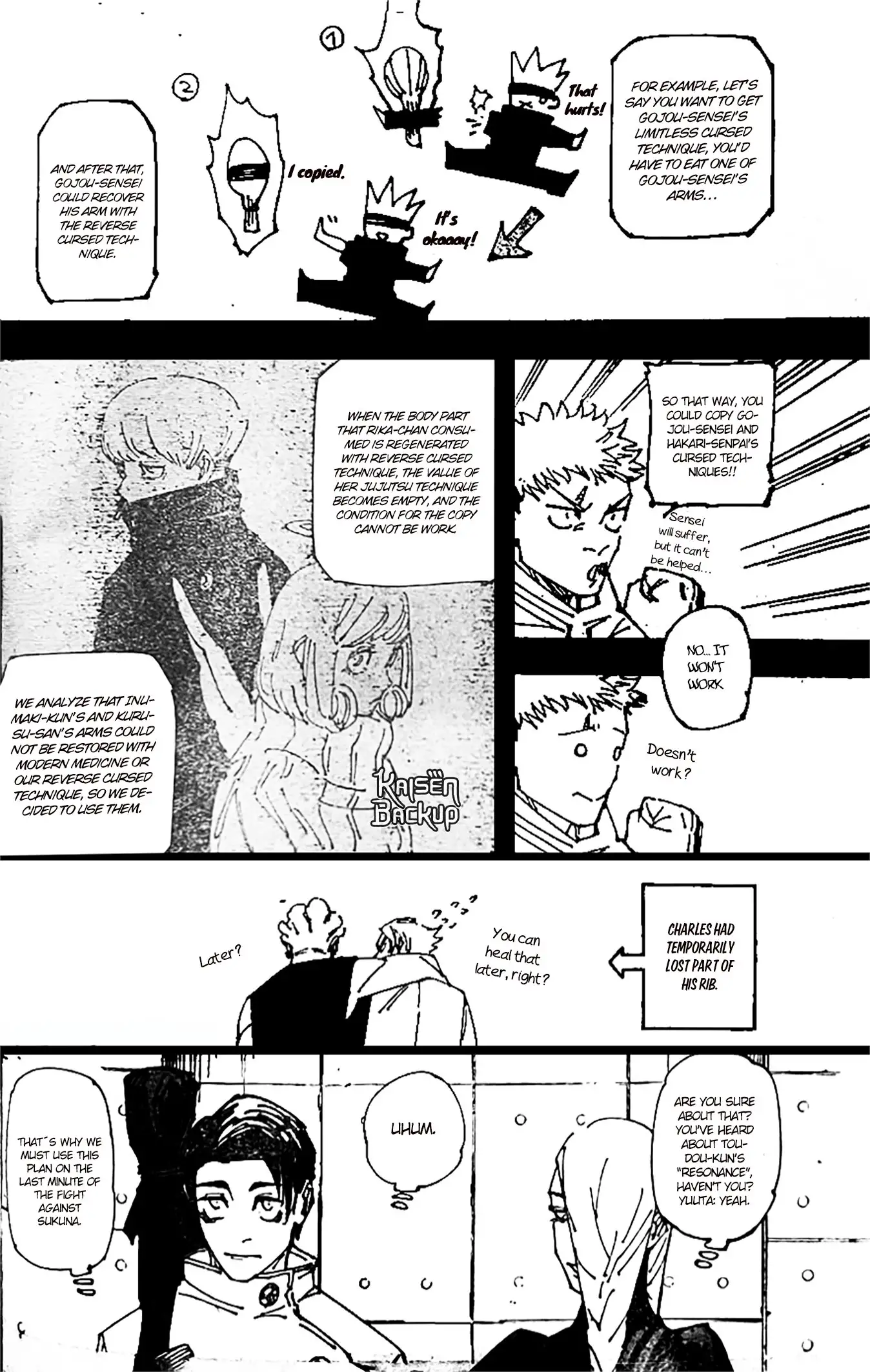 Jujutsu Kaisen Manga, Chapter 267 4 4