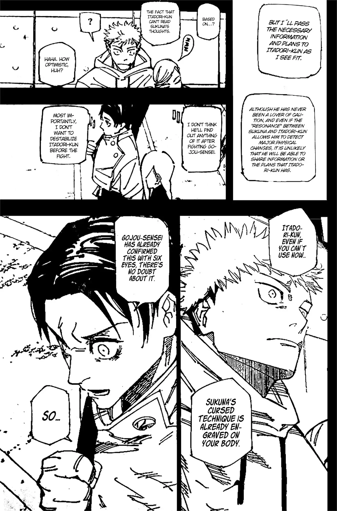Jujutsu Kaisen Manga, Chapter 267 5 5