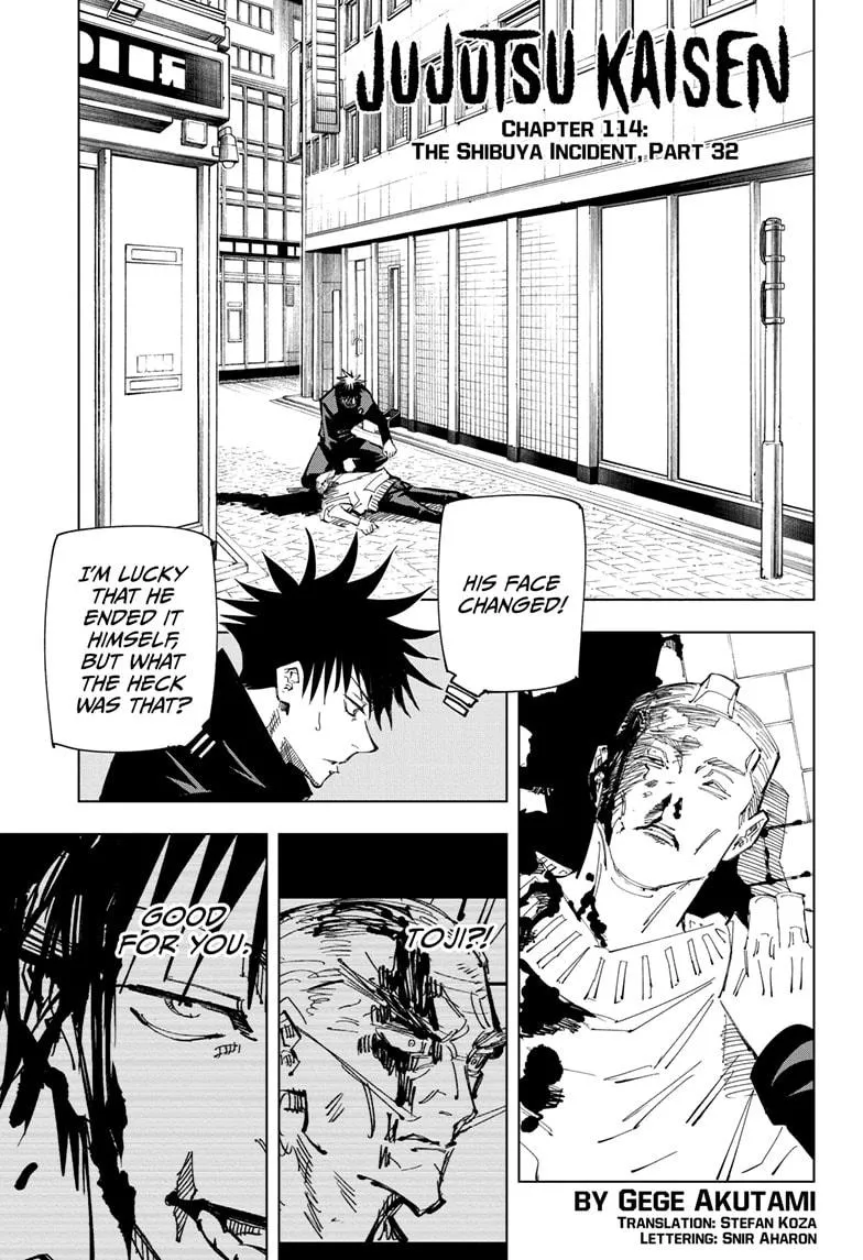 Jujutsu Kaisen, Chapter 114 1 1 100