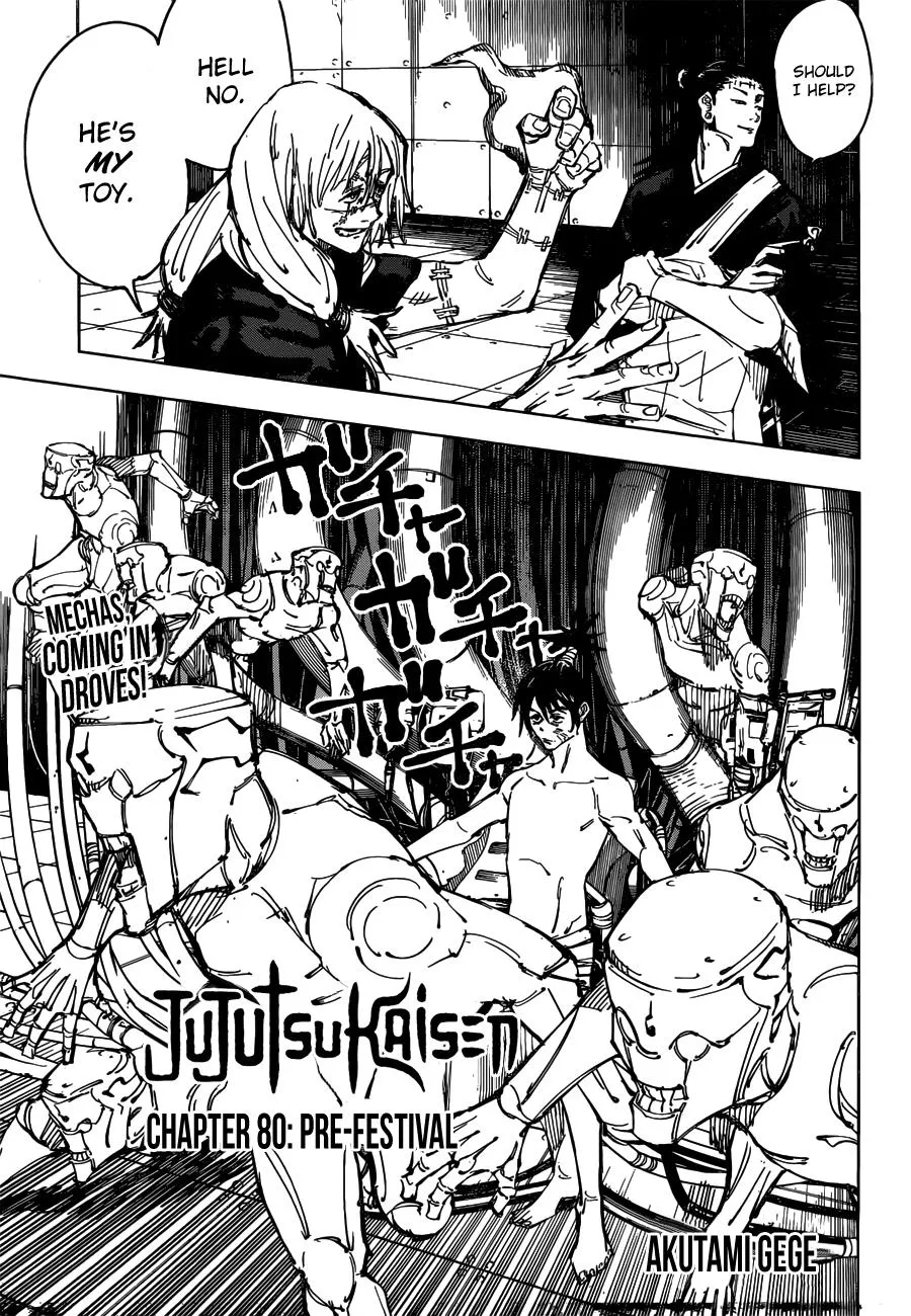 Jujutsu Kaisen, Chapter 80 1 1 119