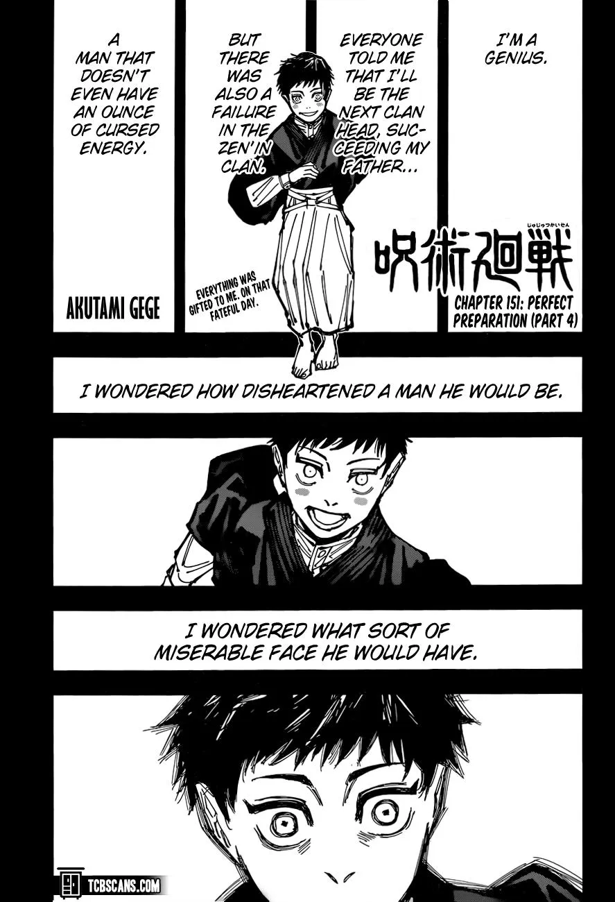 Jujutsu Kaisen, Chapter 151 1 1 121