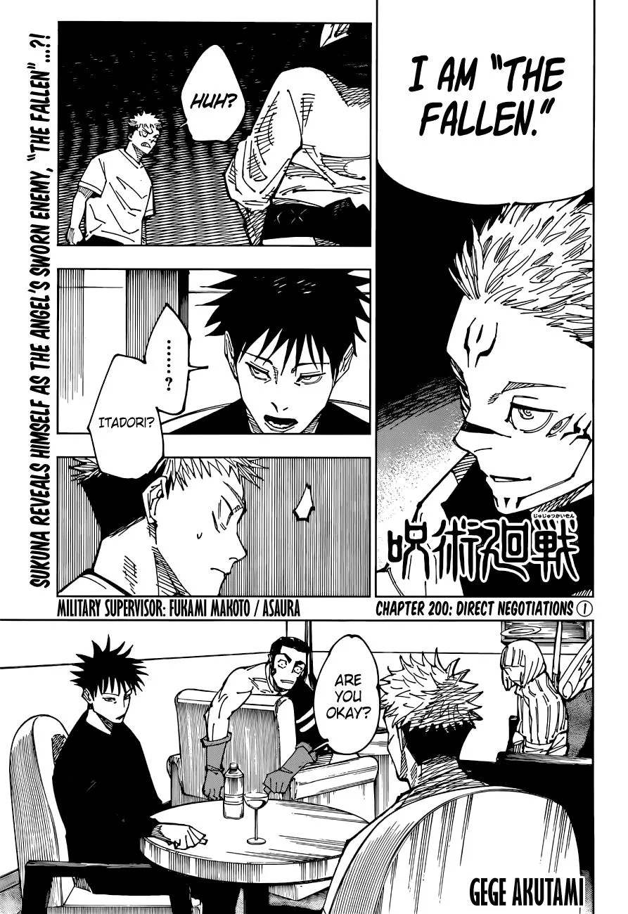 Jujutsu Kaisen, Chapter 200 1 1 179