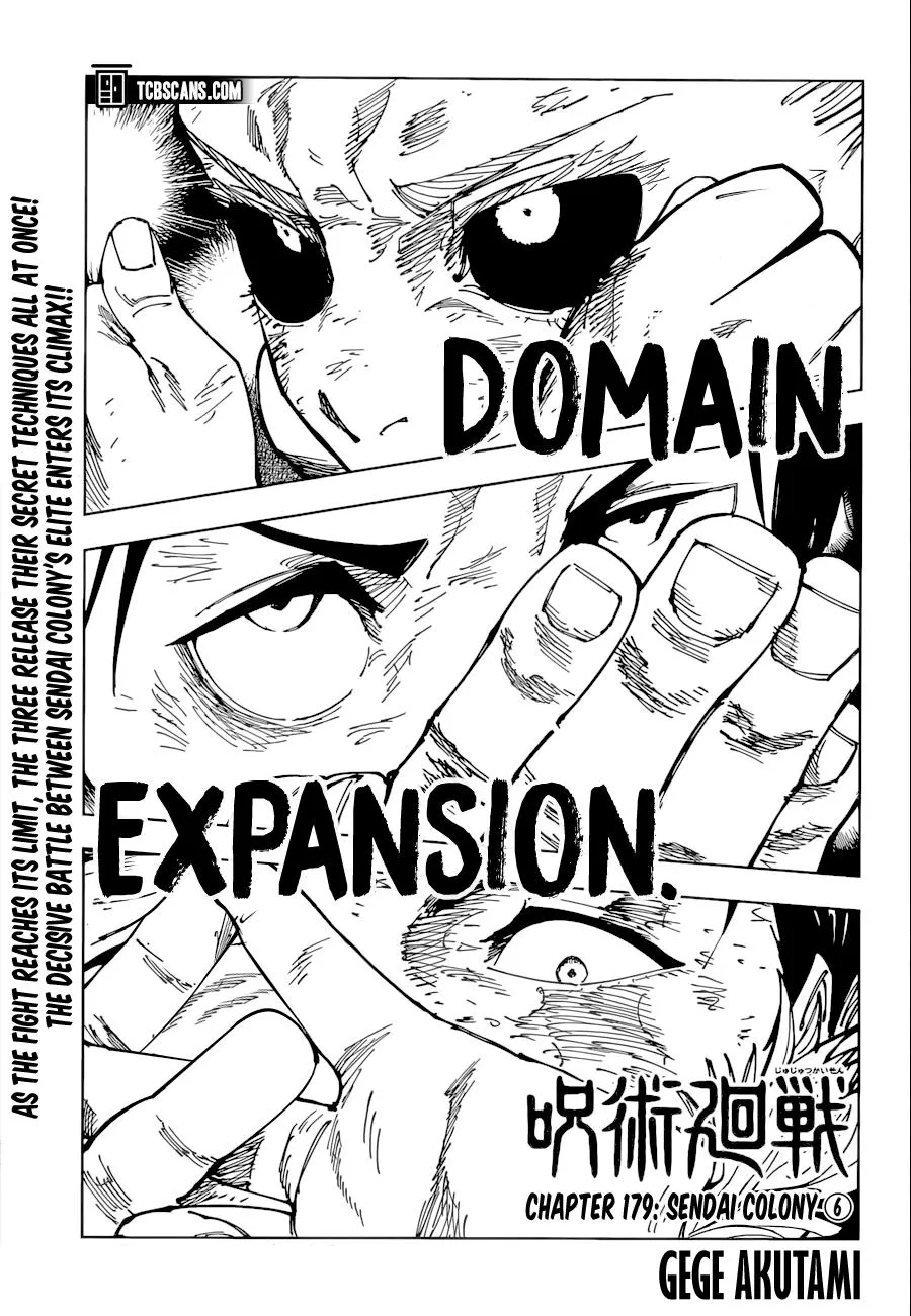 Jujutsu Kaisen, Chapter 179 1 1 205