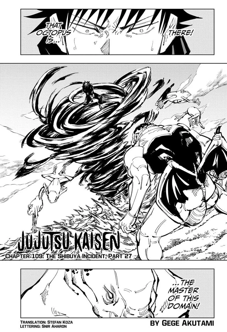 Jujutsu Kaisen, Chapter 109 1 1 86