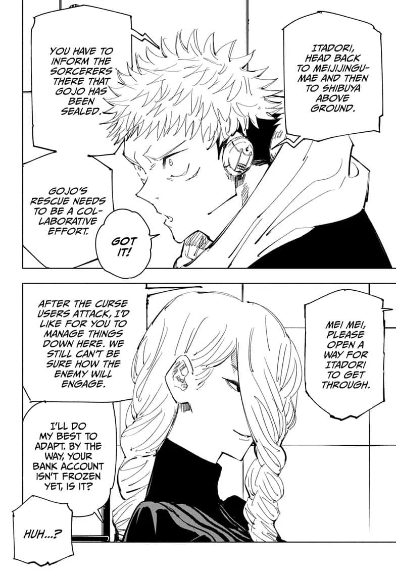 Jujutsu Kaisen, Chapter 91 12 12 91