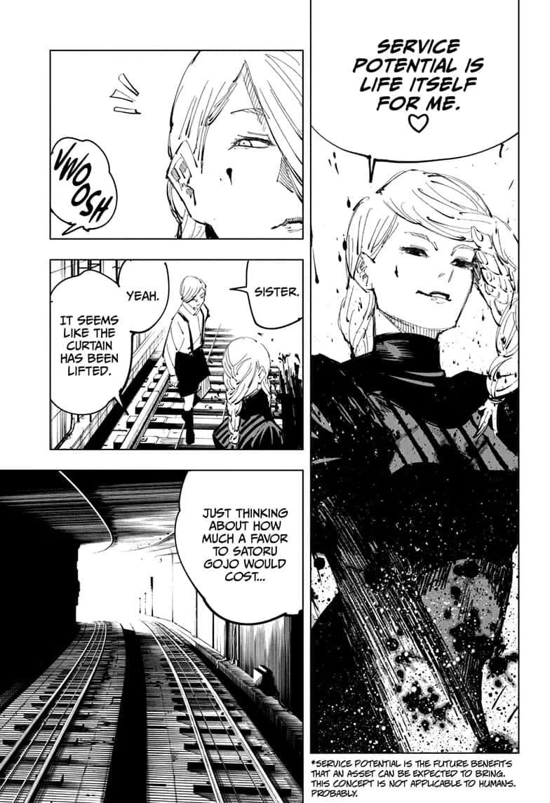 Jujutsu Kaisen, Chapter 98 16 17 110
