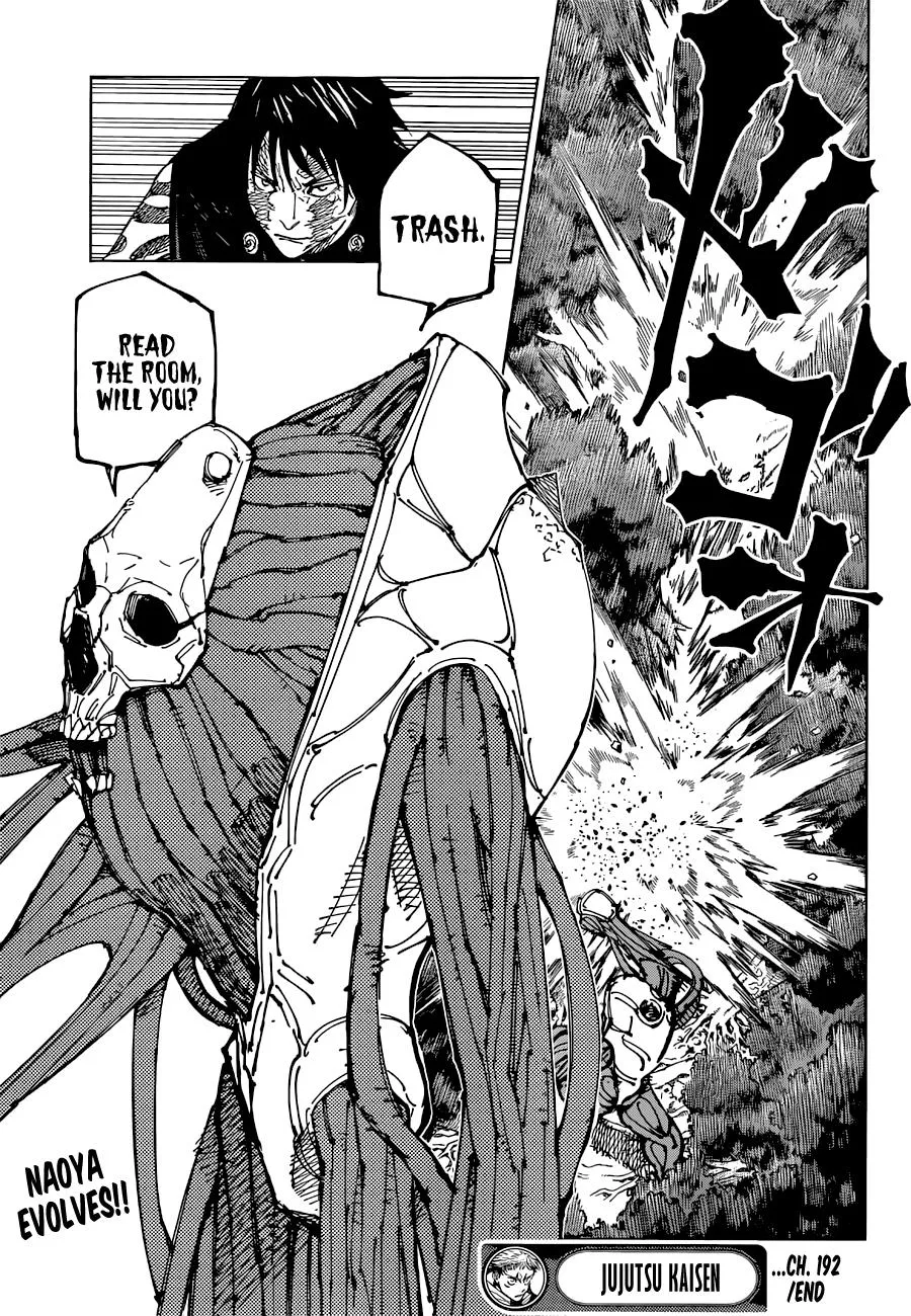 Jujutsu Kaisen, Chapter 192 17 17 149
