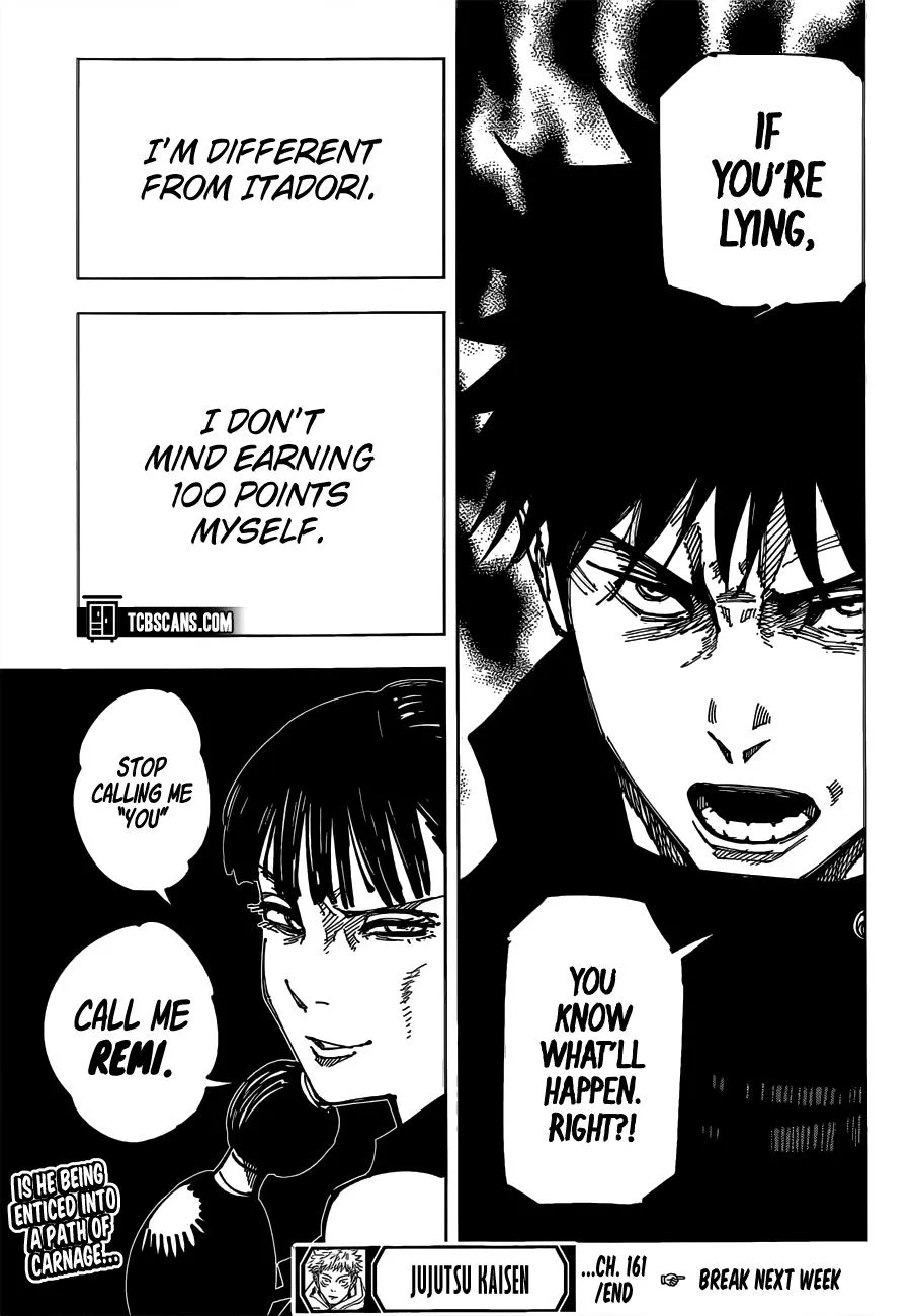 Jujutsu Kaisen, Chapter 161 18 18 132