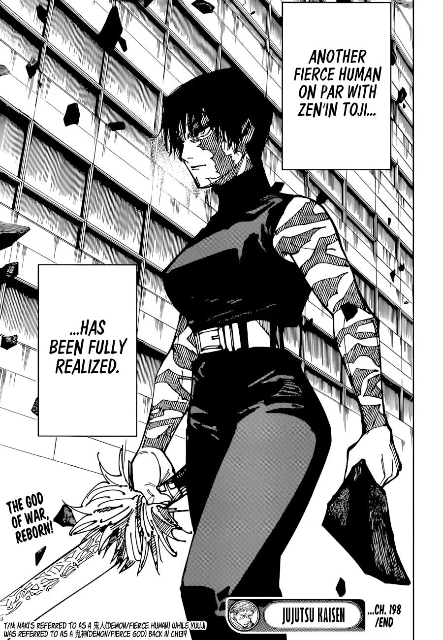 Jujutsu Kaisen, Chapter 198 18 18 149