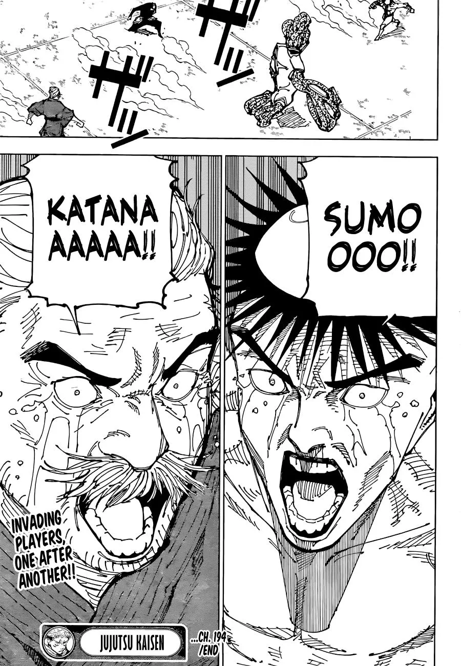Jujutsu Kaisen, Chapter 194 19 19 111