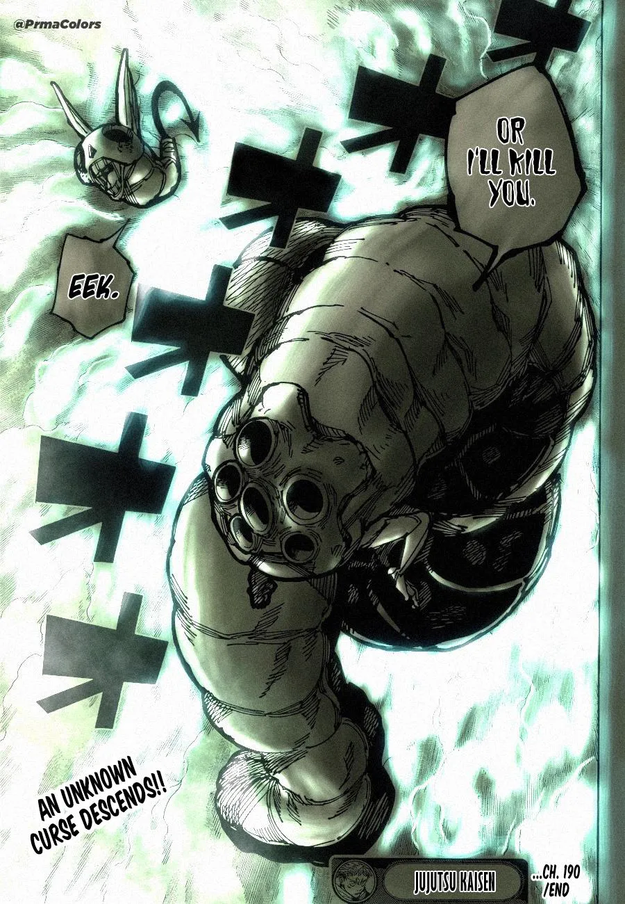 Jujutsu Kaisen, Chapter 190 22 22 18