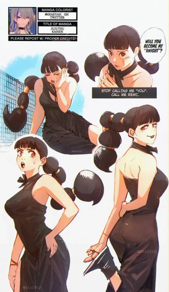The Character of Remi in Jujutsu Kaisen Manga 2 5c15bcdd5192d411f42b1989d0967ee8